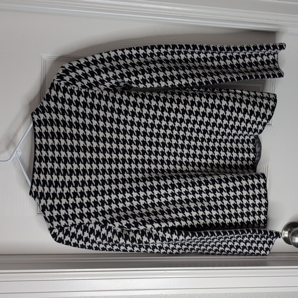 Ann Taylor houndstooth wool blend sweater size XS - Picture 3 of 9